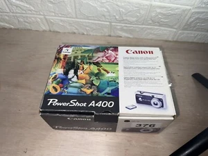 Canon PowerShot A400 Digital Camera Silver Box FOR PARTS See Details - Picture 1 of 5