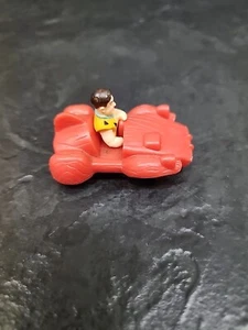 Fred Flintstone Plastic Figurine Vehicle UCS Amblin Bedrock Car Vintage Toy - Picture 1 of 6