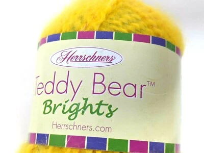 Oso de peluche Herrschners brillos hilo cepillado #1006 sol de verano Foto 1 de 4