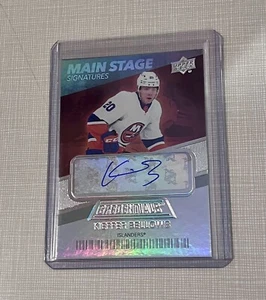 2021-22 Upper Deck Credentials Main Stage Signatures Kieffer Bellows Auto BTS-KB - Picture 1 of 2