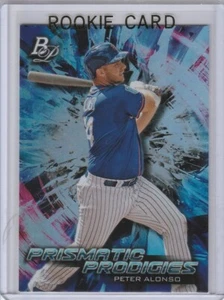 PETER ALONSO ROOKIE CARD Prismatic Prodigies 2018 PLATINUM BASEBALL Mets PETE RC - Bild 1 von 2