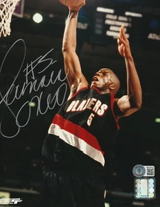 JERMAINE O'NEAL Signed Portland TRAIL BLAZERS 8x10 PHOTO w/ Beckett COA (BAS) - Picture 1 of 1