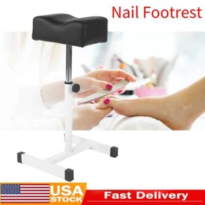 Adjustable Pedicure Nail Footrest Manicure Foot Rest Desk Stool Salon Equipment - Picture 1 of 12