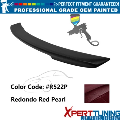 Fits 06-07 Honda Accord OE Style Rear Trunk Spoiler ABS #R522P Redondo Red Pearl Foto 1 de 3