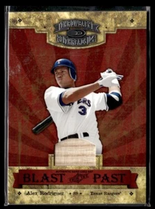 2004 Donruss Throwback Threads Blast From the Past Material Bat Alex Rodriguez - Picture 1 of 2