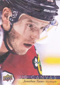 17/18 UD..JONATHAN TOEWS..CANVAS..CARD # C21..BLACKHAWKS..FREE COMBINED SHIP - Bild 1 von 1