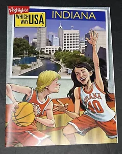 Highlights Which Way USA Indiana (Magazine Only - no map) Unused - Picture 1 of 3