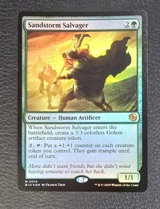 Sandstorm Salvager Outlaws of Thunder Junction: the Big Score Foil MTG - Picture 1 of 2