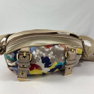 Borsa Juicy Couture piccola in tela impreziosita a 2 vie - Foto 1 di 7