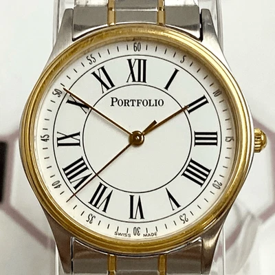 Tiffany & Co. Reloj unisex Portfolio Swiss Made bicolor de acero inoxidable para hombre Foto 1 de 4