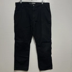 Carhartt Black Jeans Sz 36 X30 Mens Relaxed Fit Straight Casual Rugged Workwear - Picture 1 of 12