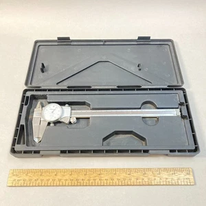 Mitutoyo Dial Caliper .001 8" #507-709 w/ Case Japan - Picture 1 of 8