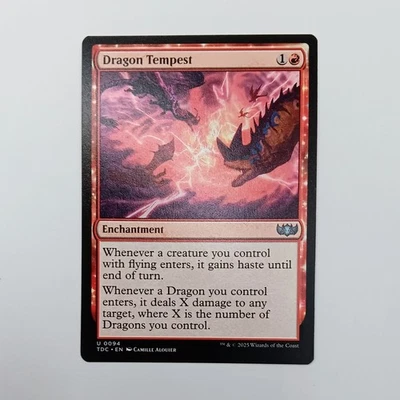 Dragon Tempest MTG Uncommon Magic: The Gathering Tarkir: Dragonstorm Commander - Image 1 of 2