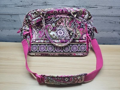 VERA BRADLEY METROPOLITAN VERY BERRY PAISLEY TRAVEL COMPUTER BAG - Image 1 of 4