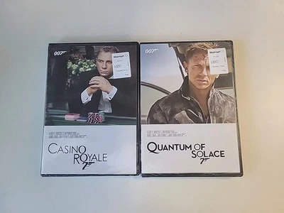 James Bond 007 DVD Lot of 2 - Casino Royale & Quantum of Solace Daniel Craig New Foto 1 de 4