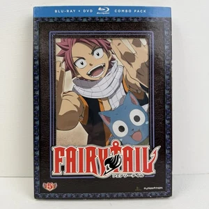 New Fairytail Collection 5 Episodes 49-60 Bluray DVD Combo Sealed with Slipcover - Foto 1 di 4