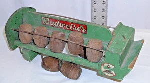 RICH TOYS BUDWEISER PFERDEGEZOGENES BIERFASSWAGEN HOLZ ZUGSPIELZEUG TEIL 1930er - Bild 1 von 4