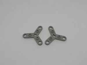 2x Lego® Technic Propeller 2712 3 Blätter alt hellgrau Technik - Picture 1 of 2