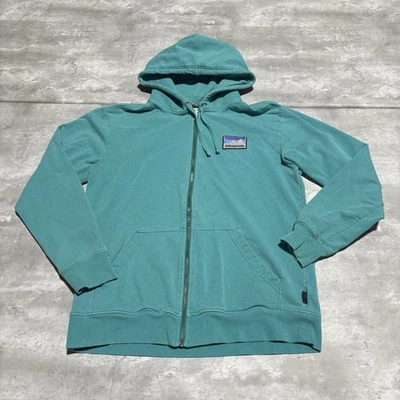 Sudadera Patagonia Para Hombre Azul Mediana Cremallera Completa Sudadera con Capucha Mezcla de Algodón* Foto 1 de 4