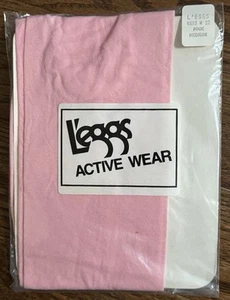 Vintage 80s L’EGGS NOS Tights Bubblegum Pink Color Size Medium Sealed RETRO - Bild 1 von 2