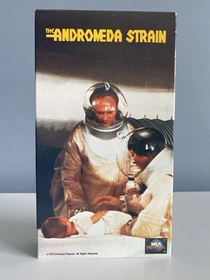 The Andromeda Strain VHS 1990 MCA Universal Arthur Hill David Wayne Classic Film - Image 1 of 3