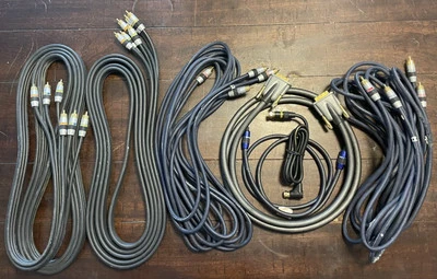 Lote de cables Monster - Fibra óptica - Audio RCA - Video DVI - Video por componentes - ++++ Foto 1 de 4