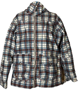 Burton Hooded Plaid Method Jacket Damen Gr. Large Dryride Dry Ride - Bild 1 von 14