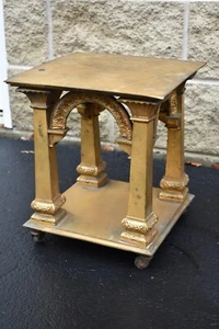 Bonito Tabor vintage para tu custodia, todo latón 13 1/2" ht. (CU577) chalice co - Imagen 1 de 12