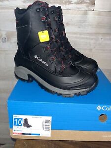 Columbia Bugaboot III Men’s Snowboots Techlite - US size 10 - Black / Red - New