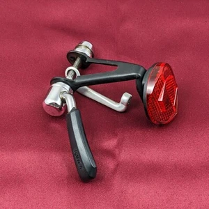 Kalloy Seat Post Clamp QR Cable Hanger and Cat Eye Reflector Assembly 1990s - Picture 1 of 5