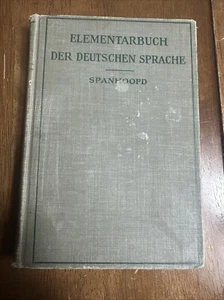 Elementarbuch See Deutschen Sprache By Werner-Spanhoofd - Picture 1 of 9