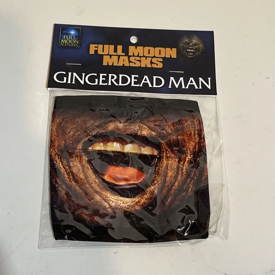 Gingerdead Man Full Moon Features Face Covering / Mask Cotton/Polyester Washable - Image 1 of 1
