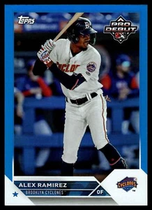 2023 Topps PRO DEBÜT ALEX RAMIREZ BLAUE FOLIE 51/150 PD-182 - Bild 1 von 2