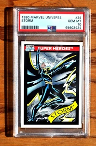 1990 Marvel Universe 1, #24 Storm, PSA Graded 10.0 (Gem Mint). - Picture 1 of 2