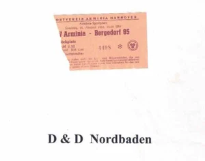 Ticket / Eintrittskarte 63/64 RL Arminia Hannover - Bergedorf 85 - Imagen 1 de 1