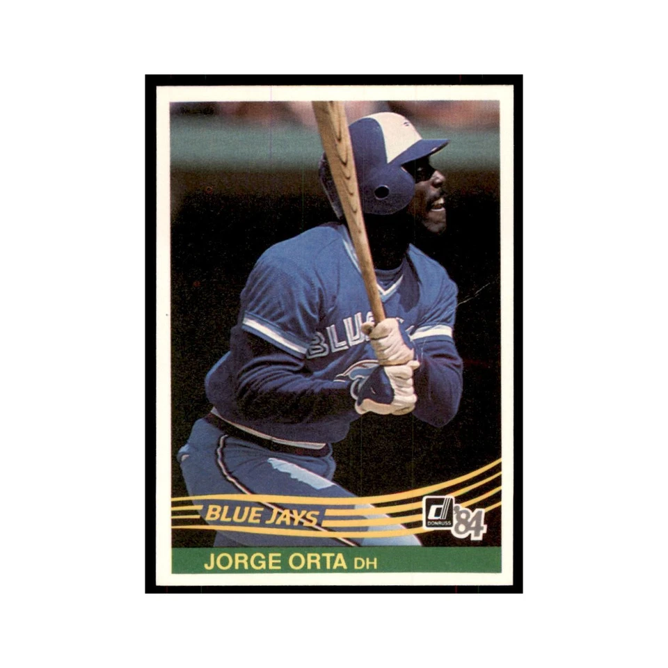 Jorge Orta 1984 Donruss #317 Toronto Blue Jays Baseball Card NM - Image 1 of 3