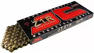 Catena trasmissione moto JT Super Series X-Ring TUTTO oro - 520 Z1R 112 maglie - Foto 1 di 3