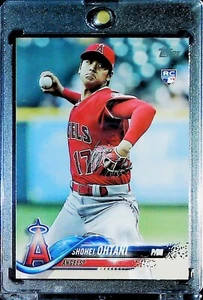 2018 TOPPS UPDATE SERIES US1 Shohei Ohtani ROOKIE CARD RC ANGELS + MAG ONE TOUCH - Picture 1 of 2