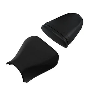 Front Driver & Rear Seat Pillion Fit For Suzuki GSXR600 750 2004-2005 Black - Picture 1 of 11