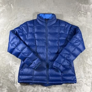 REI Coop Puffer Jacket Adult Large Blue Down Packable Lightweight Outdoor Hiking - Picture 1 of 12