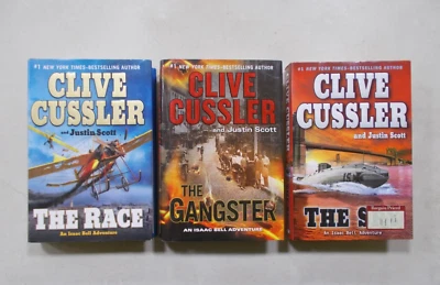 3 CLIVE CUSSLER # ISAAC BELL HC W/DJ JUSTIN SCOTT SPY RACE GANGSTER - Image 1 of 3