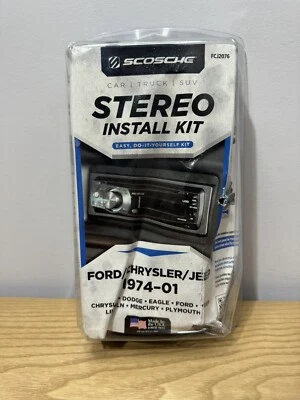 SCOSCHE Car Stereo Install Dash Kit FORD/CHRYSLER/JEEP 1974-01 FCJ2076 New  - Image 1 of 4