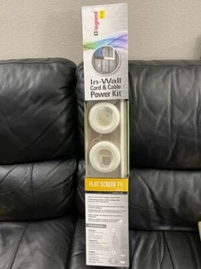 Legrand - Flat Screen TV Cord and In Wall Cable Power Kit, White New!!! - Picture 1 of 3