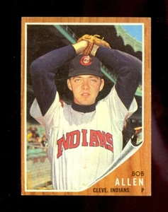 1962 Topps #543 Bob Allen Cleveland Indians Hi # Short Print EX/MT no creases - Picture 1 of 2