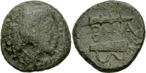 Philipp III Arrhidaios Makedonien Bronze B·A Alexander Herakles Keule Price 375 - Foto 1 di 3