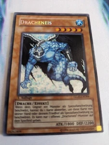 YuGiOh! Dragon Ice GLAS-EN084 GERMAN LANGUAGE Secret Rare 1st Edition LP - Picture 1 of 1
