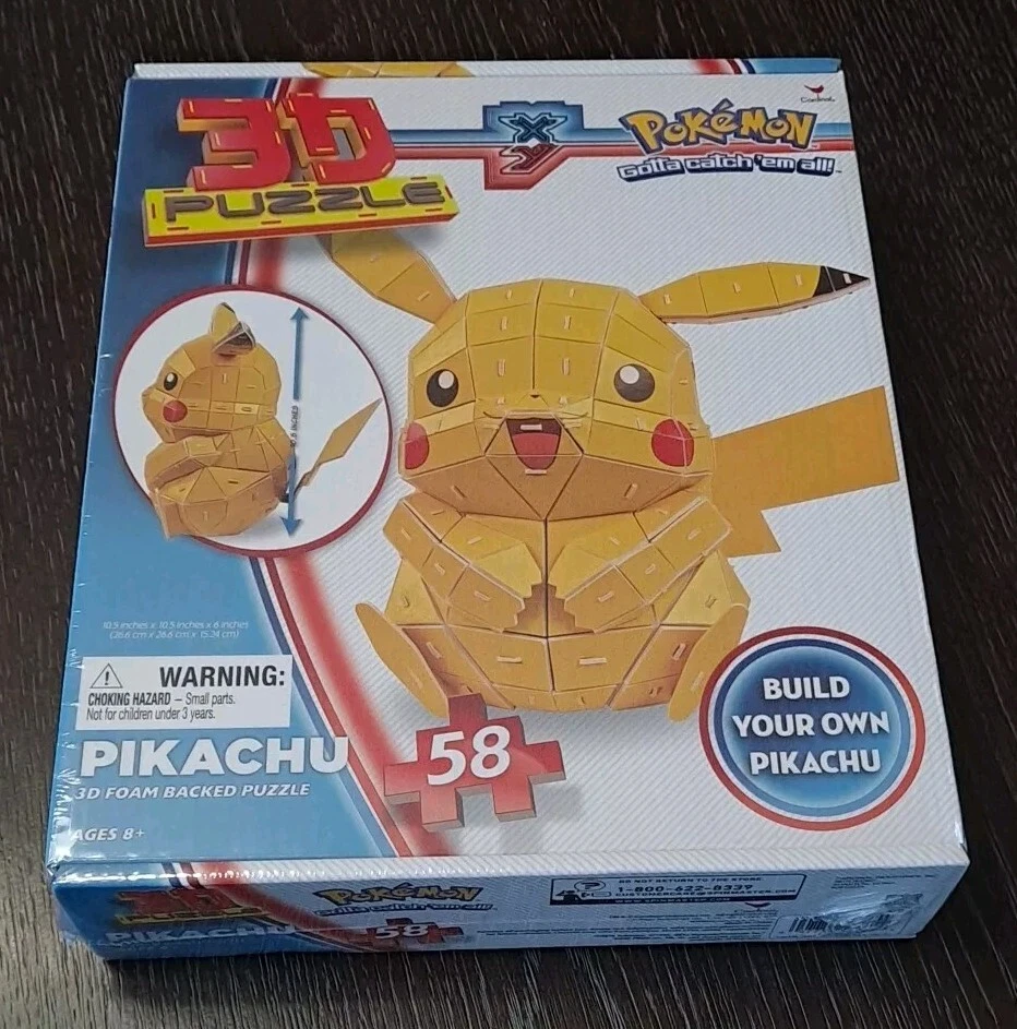 Puzzle Pokemon 3D 58 Piezas Pikachu 3D Respaldo de Espuma Puzzle ¡NUEVO!! Foto 1 de 1