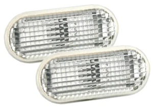 Seitenblinker Set in Weiss für Ford Focus MK2 Fiesta MK6 Seat Altea Leon Blinker - Bild 1 von 2