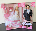 Lot Of (2) Barbie Dolls.  2004 Beautiful Bride Barbie, 2004 Handsome Groom Ken.