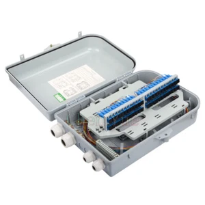 48 Kerne SC Adapter Zopf Glasfaser Verteilerbox FTTH Abschlussbox - Bild 1 von 5
